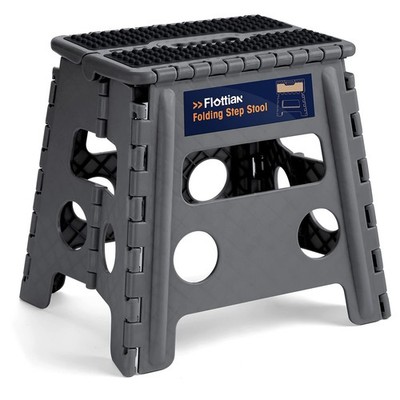 13'' Folding Step Stool for Adults and Kids Holds Up to 300 lbs,Non-Slip Foldi...