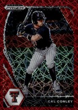 2021 Panini Prizm Draft Picks Cal Conley #PDP126 Red Velocity Prizm A14