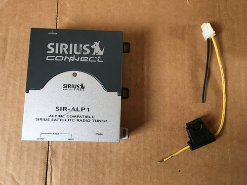 SIRIUS Connect Radio Tuner SIR-ALP1 for Alpine UNIT ONLY with power cord