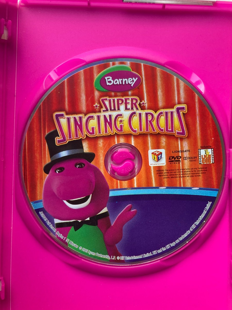 Barney - Super Singing Circus (DVD, 2010, Canadian) for sale
