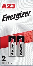 Energizer A23 Battery 12Volt 23AE 21/23 GP23 23A 23GA MN21 2 Pack Sealed