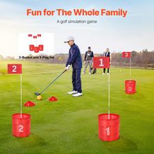 Backyard Golf Game, 3 Hole Golf Course, Golf Game Practice Games, Beach