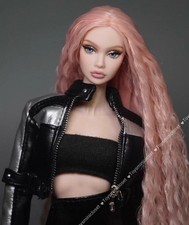 OOAK Poppy Parker ridipinto nudo. Fashion Royalty.