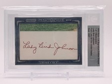 Lady Bird Johnson Authentic Cut Signature - Auto 1/1!