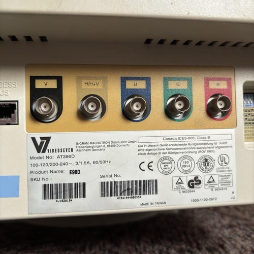 Videoseven CRT VGA Trinitron MONITOR BNC - Bild 6 von 7