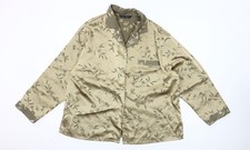 St Bernard Womens Beige Floral Satin Pyjama Top Size 14-16