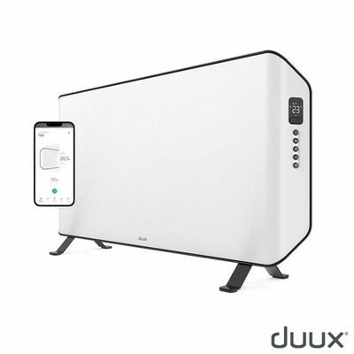 Duux Edge Smart Konvektor Heizung 1000W DXCH21UK Alexa Google WiFi App Weiß
