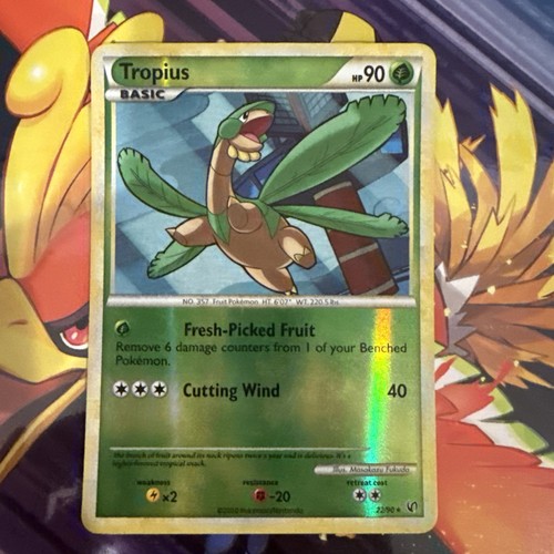 Pokémon TCG Tropius HS-Undaunted 22/90 Reverse Holo Rare Dented