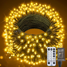 66FT 200 LED Christmas Tree Lights, Twinkle Fairy Lights String with 8 Flashing