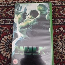 HULK VHS VIDEO TAPE AGE 12 MARVEL ERIC BANA JENNIFER CONNELLY NICK NOLTE