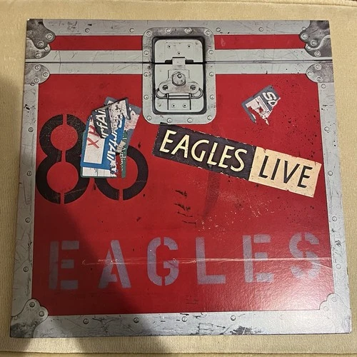 The Eagles Live LP Album Original Poster Inserts Asylum Records BB-705