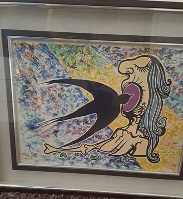 Salvador Dalí; L'Hirondelle (Die Schwalbe), 1976 - Bild 1 von 4