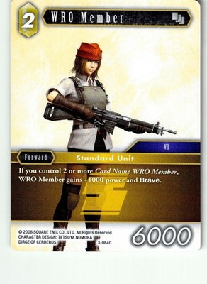 WRO Member (3-084C) 3-084C Common Opus III Final Fantasy Lightly Played