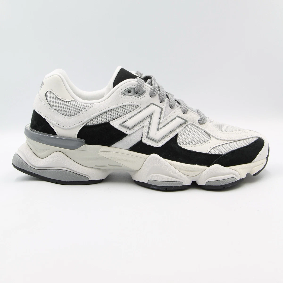 New Balance 9060 White Black U9060AAB Size 11.5 Men Chunky Mesh Workout Sneakers New Balance 9060 White Black | eBay main image 3