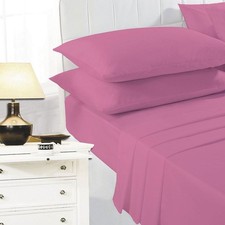 Night Zone Easy Care Polycotton Sheet Set Soft Luxury Bedding Bedroom Linen UK