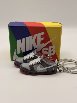 3D Nike Dunk Handmade Keychain Set With Box Not Staple NYC Pigeon Sneaker Gift