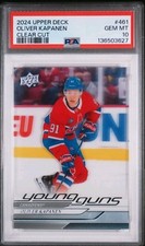 2024-25 Upper Deck Series 2 Oliver Kapanen Young Guns Clear Cut PSA 10 #461