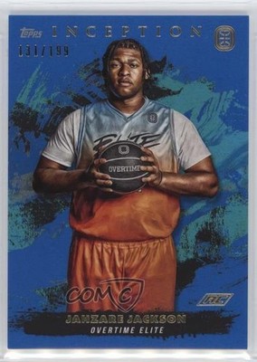 2021-22 Topps Inception OTE Overtime Elite Blue 131/199 Jahzare Jackson #9 0c6