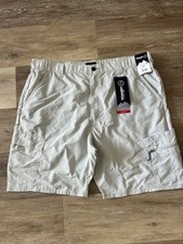 NWT Wrangler Men's Peak Cargo Shorts Mint Green Size 40