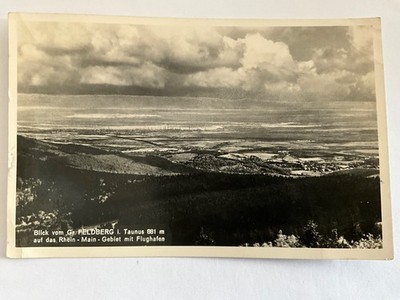 1213 - View from Gr. Feldberg to the Rhine Main area with Frankfurt Airport