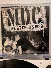 M.D.C. LIVE AT CBGB'S 1983 Millions of Dead Cops Green Vinyl MDC