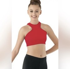 Balera Halter Dance Top Red Size MA Medium