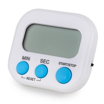 Magnetischer digitaler LCD-Timer Küche Koch Timer lauter Alarm Batterie ausgeschlossen UK