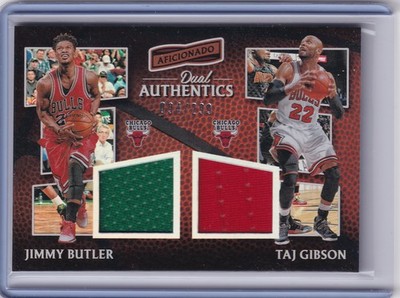 2016-17 Panini Aficionado #17 Jimmy Butler/Gibson Dual Authentics 94/299
