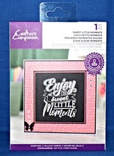 Crafters Companion Sweet Little Moments Photopolymer Stamp 1pc Chalkboard Design