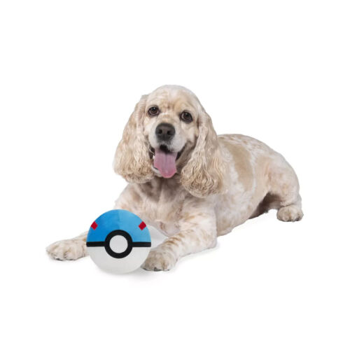 ๐๐Pokรฉmon Great Ball Dog Toy Plush Crinkle squeaker Fun gift for your dog ๐๐