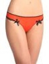 Fifi Chachnil " Fracas " Gorgeous String Thong in Enchanted Orange/Black