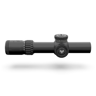 SWAMPFOX 1-6×24 WARHORSE FFP RIFLE SCOPE-GREEN DRAGOON MOA RETICLE (WAR16241-GM)
