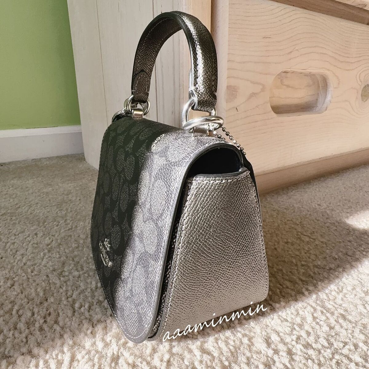 COACH outlet Black Friday Lysa Top Handle Bag Signature COACH outlet Black Friday Lysa Top Handle Bag Signature