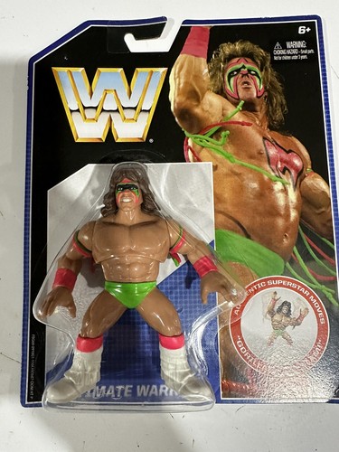 WWE Ultimate Warrior Retro Figure Series 1 WWF Leg...