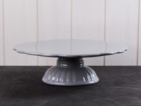 Ib Laursen Mynte Tortenplatte Grau Keramik Kuchenplatte French Grey Geschirr