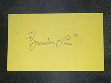2022 CUBS: Brendon Little, SIGNED 3x5 Card