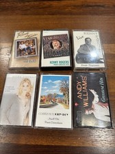 9-Classic Country Cassette Tapes, Randy Travis, Kenny Rodgers, Trisha Yearwood