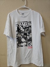 Marvel X-Men Comics Wolverine T-Shirt Tee Logo Men's Size XL 100 Cotton White
