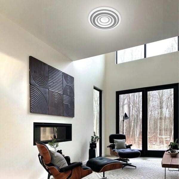 Plafoniera LED 24W-42W Moderna Tonda - Installazione Facile Soffitto