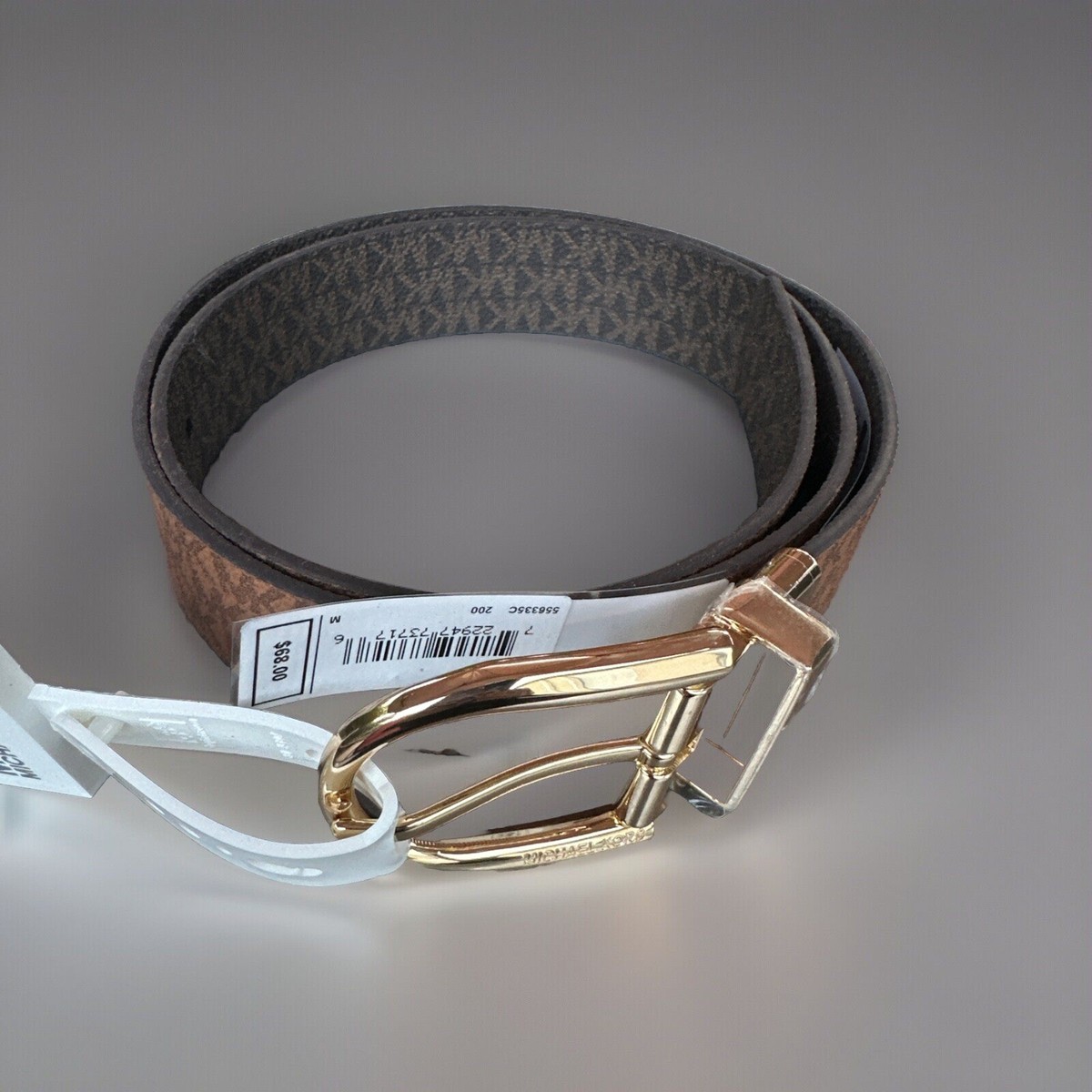 michael kors Twist Reversible Belt Size M | eBay