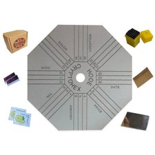 Crypto Seed Storage Titanium Cryptohex Plate With Alphabet and Number Punch