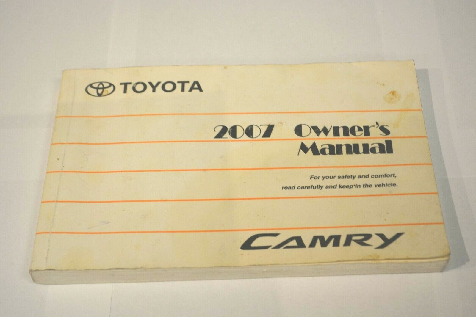 2007 TOYOTA CAMRY OWNERS MANUAL BOOK | eBay