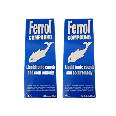 2x Ferrol Compound Liquid Tonic Husten und Erkältungsmittel 200ml