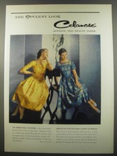 1955 Celanese Acetate Advertisement - dresses by Toni Edwards