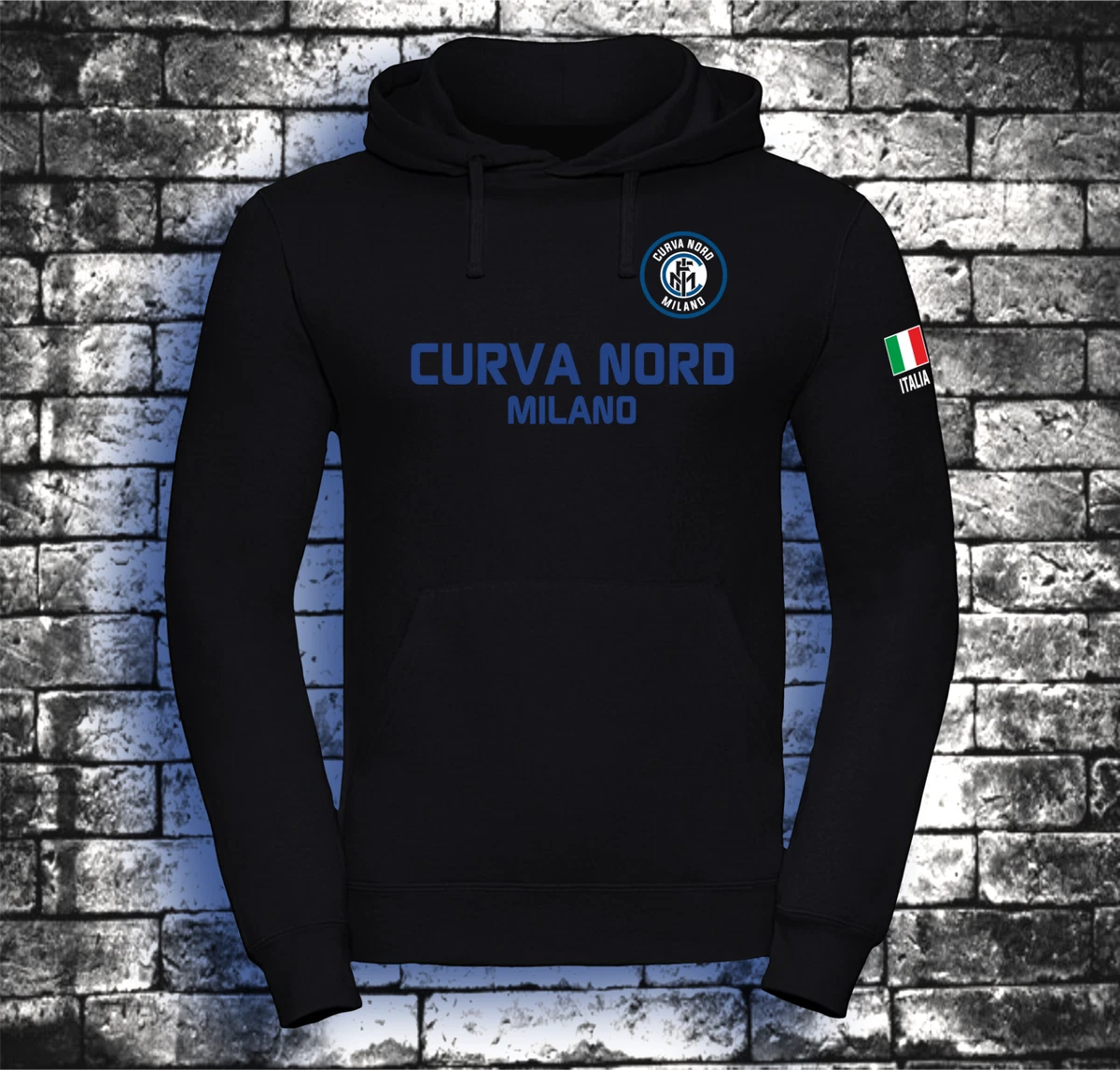 INTER CN69 NORTH CURVE ULTRAS MILANO INTERNATIONAL HOODIE