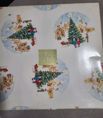 Mikasa Bone China Merry Christmas Plate, Cup & Saucer In Original Box - Picture 9 of 12
