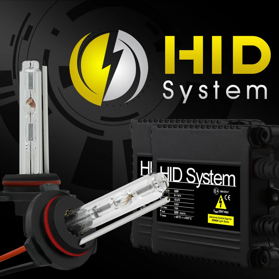 Xenon 55W 9005 HID Headlight Conversion Replacement Kit Digital Slim Ballast - Image 2 of 4