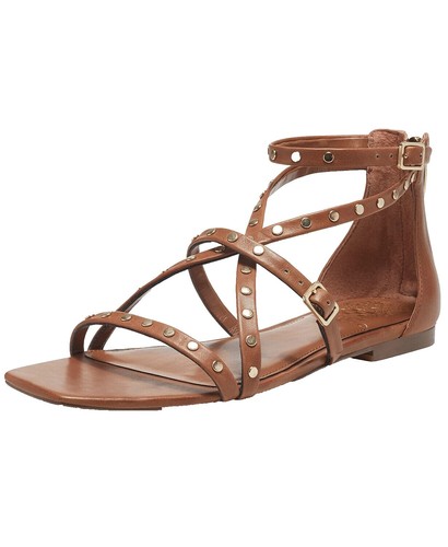 Vince Camuto Sandals Men 11 Brown Wahid Leather Suede Slingback Flat Strappy Vince Camuto Sandals Mens 8 M Waely Slides Cognac Brown  main image 4
