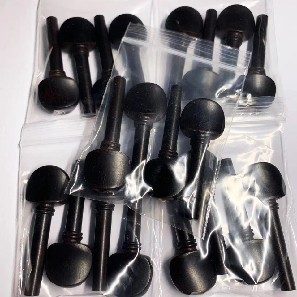 5 Sets Violin Ebony Pegs Peg fit 4/4 Size String w/ Parisan Eye Pegs 35mm Shaft - Image 3 of 3