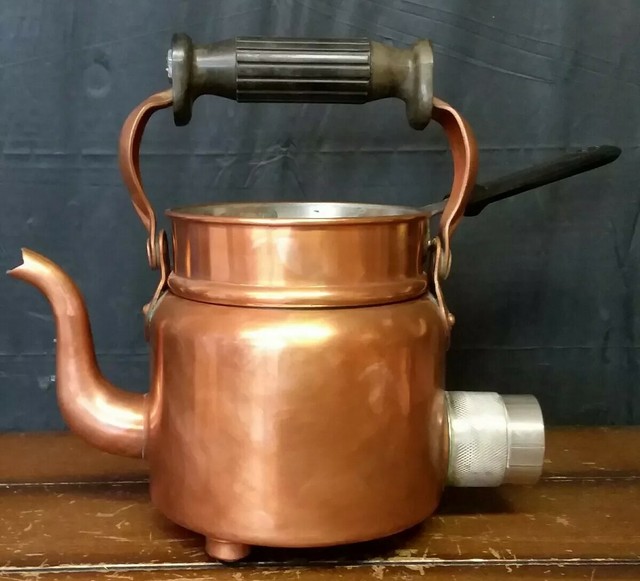 Vintage 1940's Bullpit & Sons Swan Brand Electric Kettle Bakelite